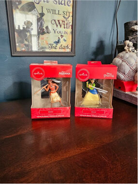 Two Hallmark Disney Ornaments